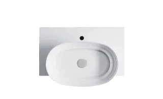 Тумба с раковиной Astra-Form М-40 Slim 4631177714542 80 см серый матовый